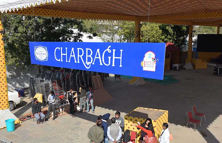 Extra space for audience at JLF-2017