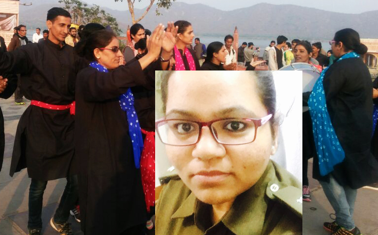 IPS officer Tejaswini Gautam performs street plays to raise awareness for women's rights