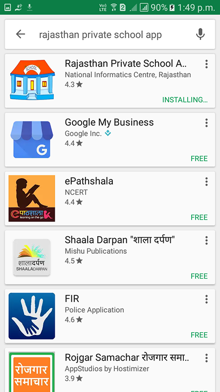 Rajasthan private school app screenshot-2