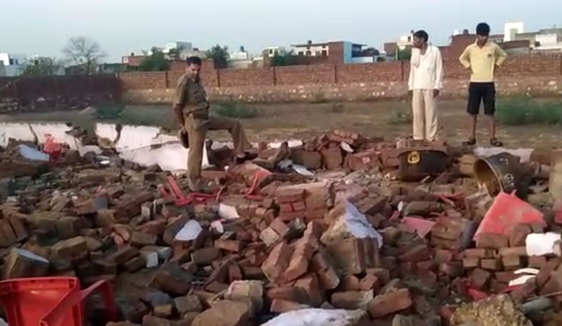 Marriage hall collapse in Rajasthan