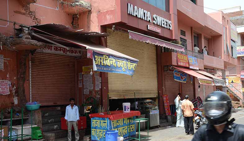 barkat nagar traders protest bansal attack