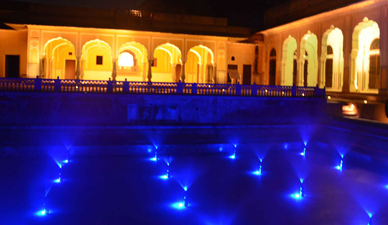 night tourism at Vidyadhar garden