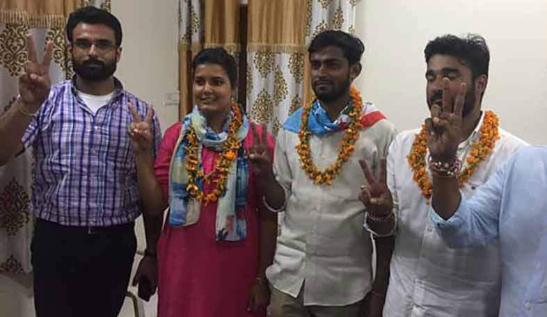 NSUI list of candidates for RU elections