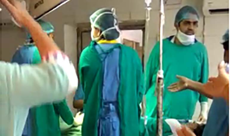 doctor fight umaid hospital Jaipur video