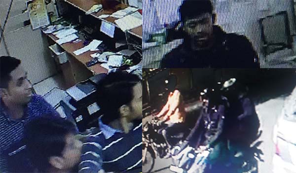 gold robbery kota CCTV footages