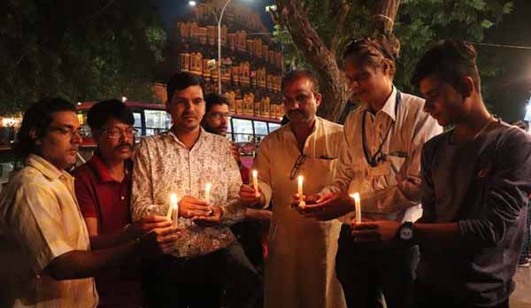 homage to blast victims jaipur
