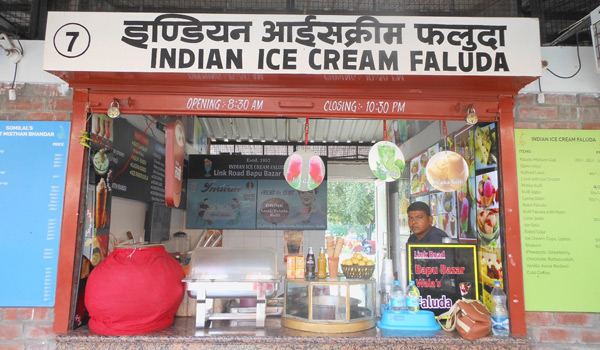 Indian Ice Cream Faluda at Masala Chowk Jaipur 