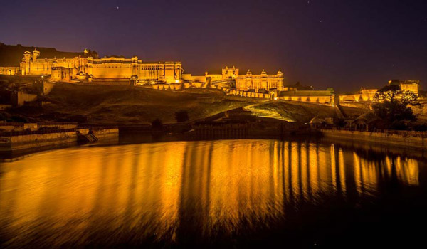 Amber fort at night jaipur2545