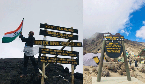 Mount Kilimanjaro africa jaipur's rahul bairwa
