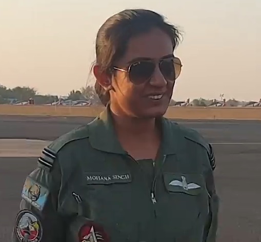 IAF’s Fighter pilot Mohana Singh from Jhunjhunu.
