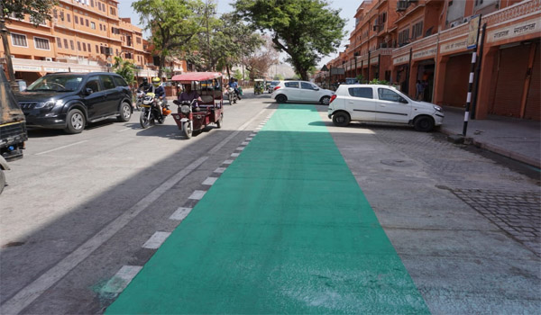 open green corridor kishanpole jaipur smart road