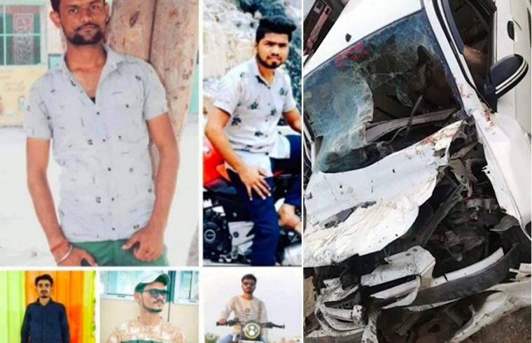 jalore accident 5 died