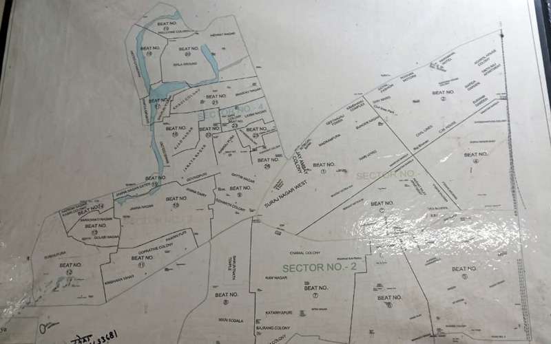 Sodala police station area map
