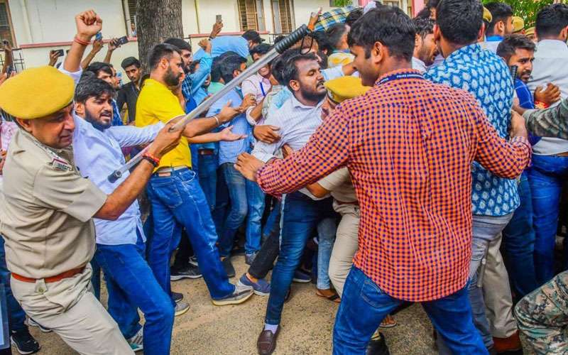 student union election 2022 protest