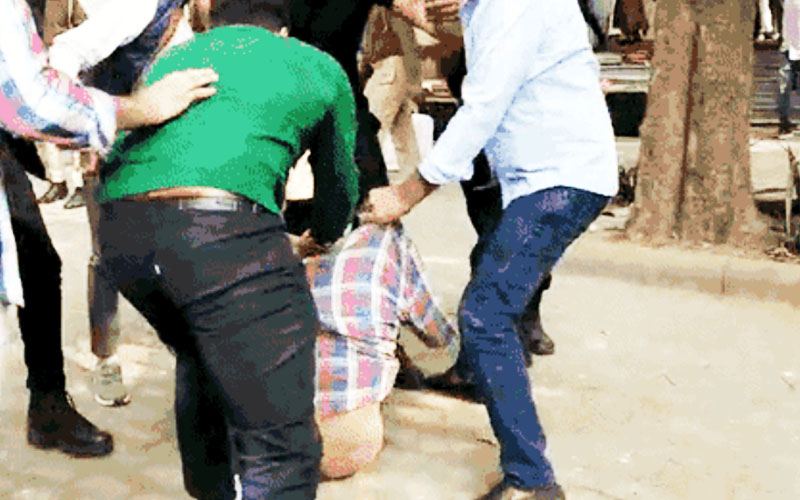 ru president nirmal choudhary beaten